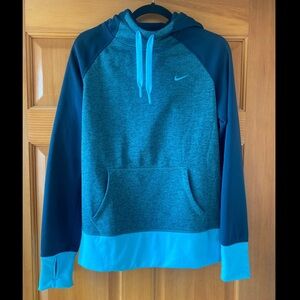 Nike Blue and Gray Athletic Sweater